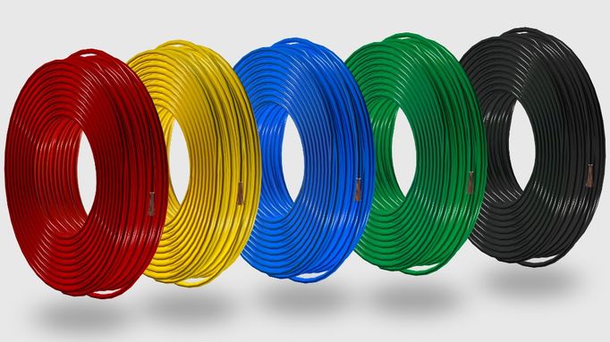 cables de colores